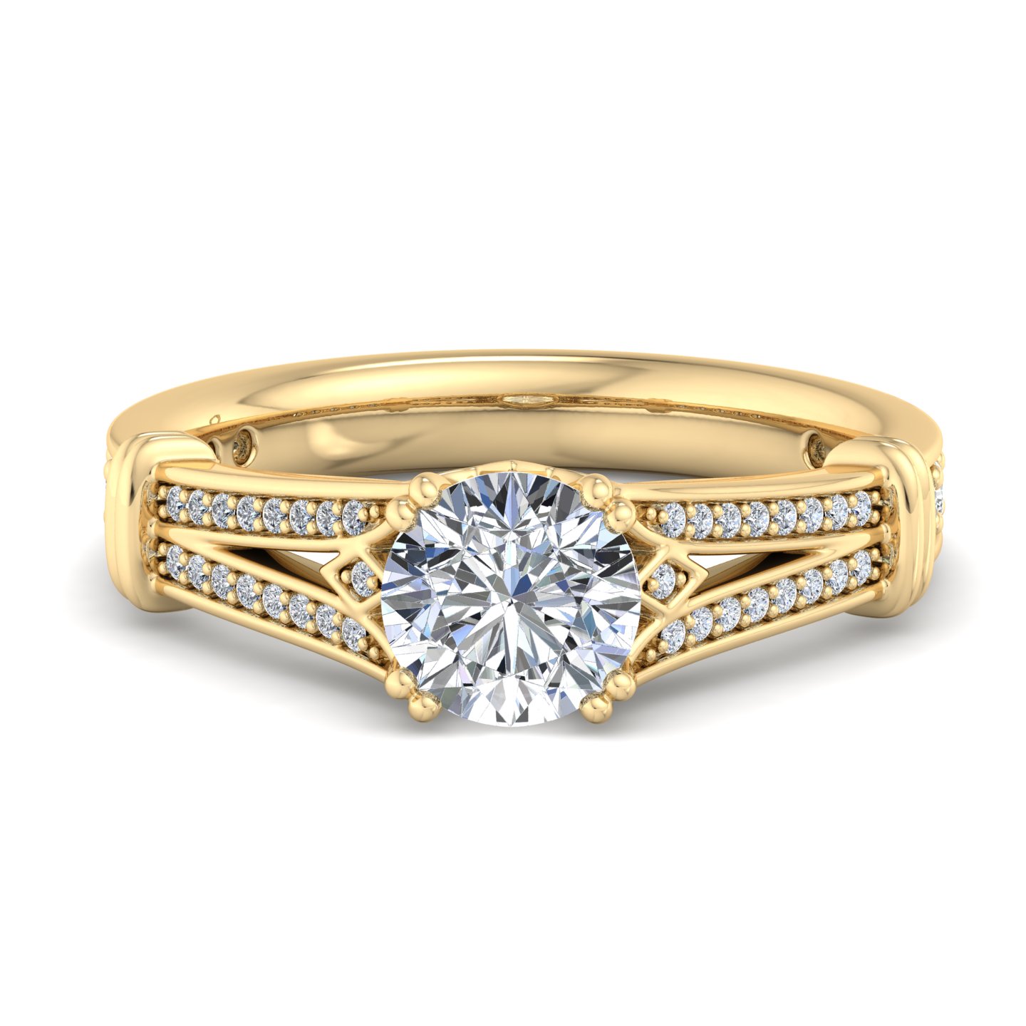 Georgia Art Deco Engagement Ring